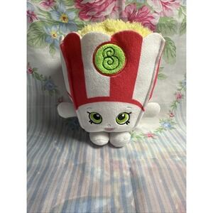 Shopkins Plush Popcorn- Movie Theater Toy Stuffed Animal Food Toy 5"